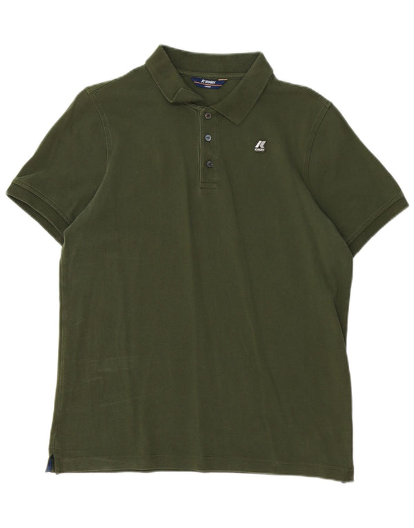 Polo da uomo K-WAY grande verde