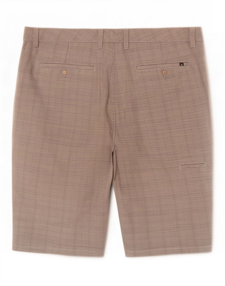 Pantaloncini cargo da uomo Hurley W40 XL Poliestere a quadri grigi