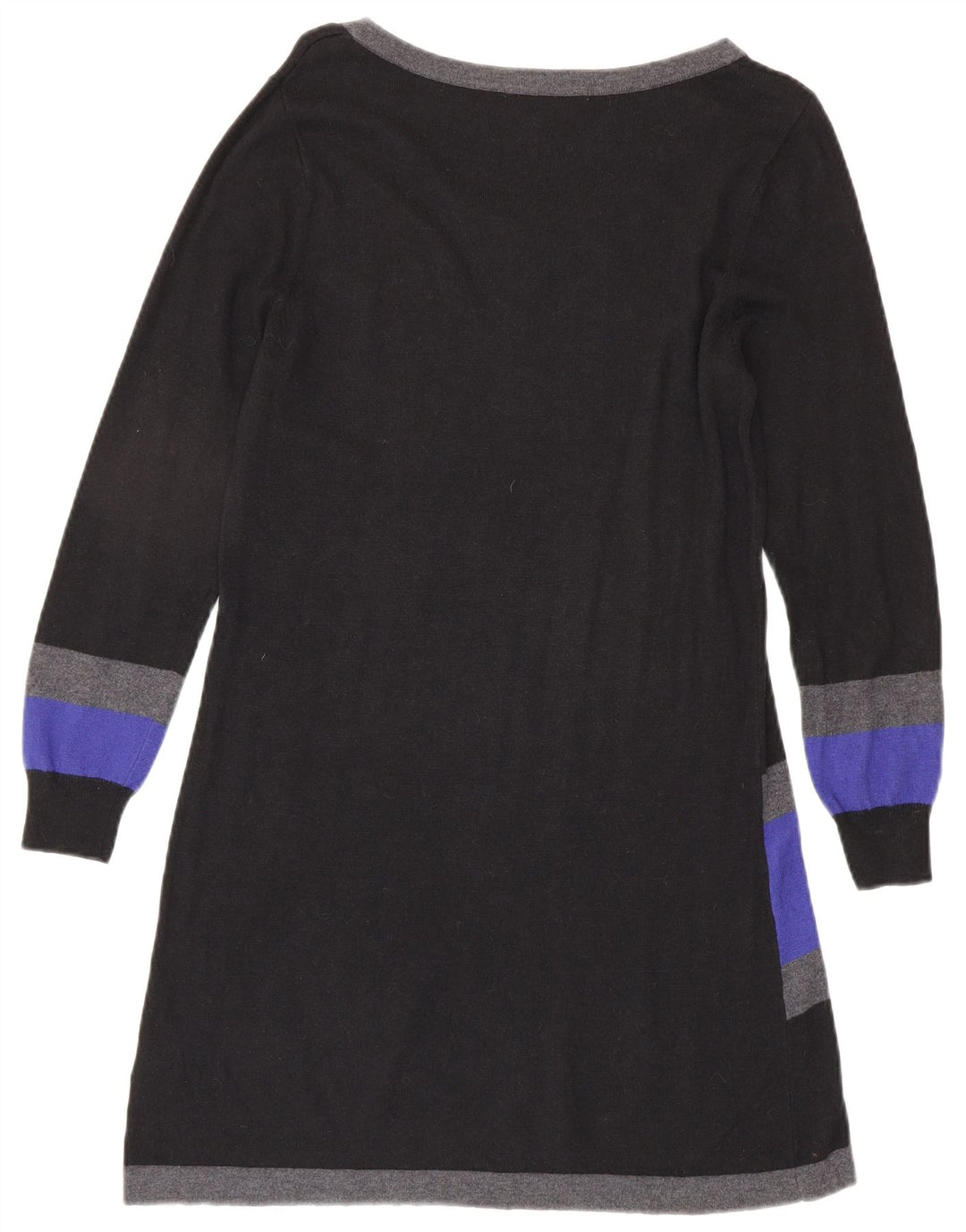Abito maglione da donna Marks & Spencer UK 14 Viscosa color block medio nero