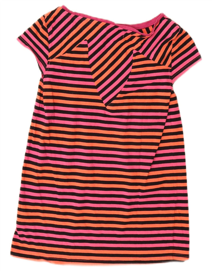 Camicetta da donna Adidas Top IT 44 cotone a righe rosa medio