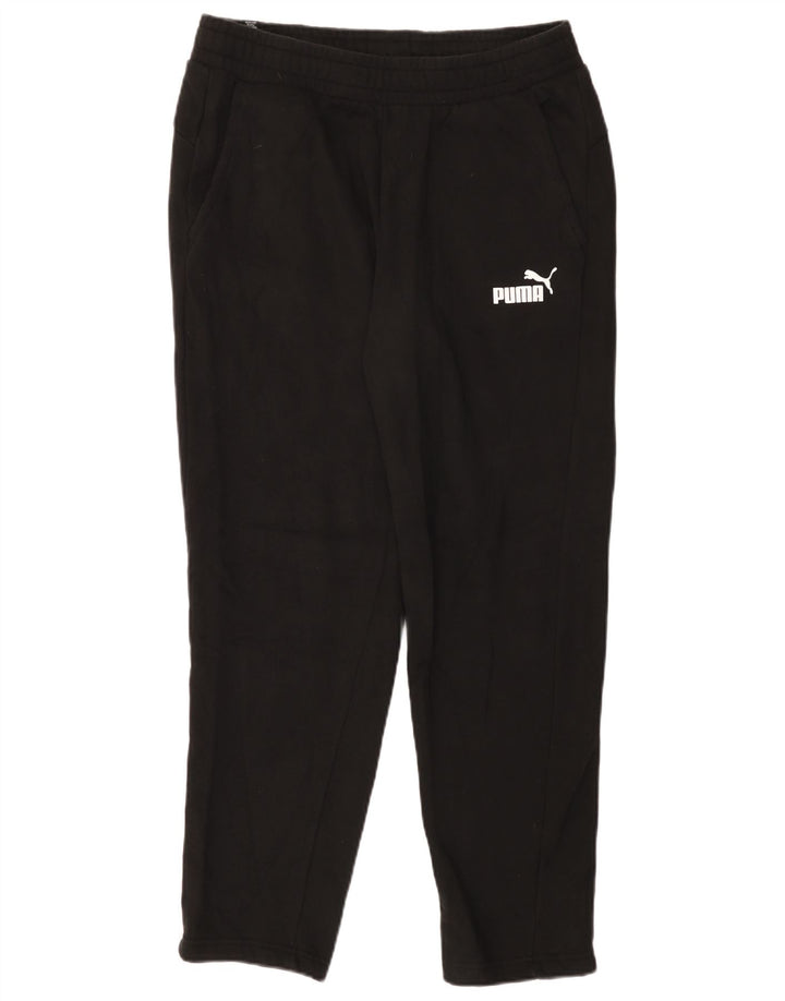 Pantaloni da tuta da uomo PUMA grandi in cotone nero