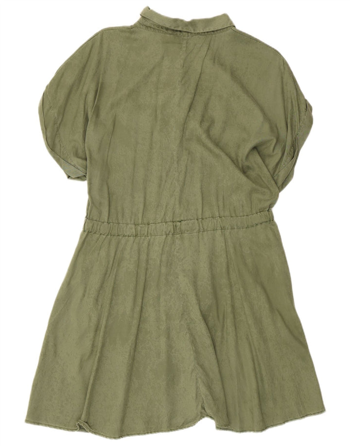 Abito basic da donna Zara UK 14 grande color cachi