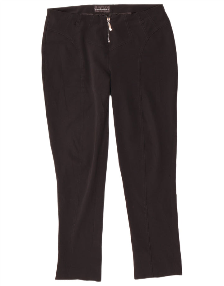 Pantaloni casual slim da donna ROCCOBAROCCO W34 L29 Neri