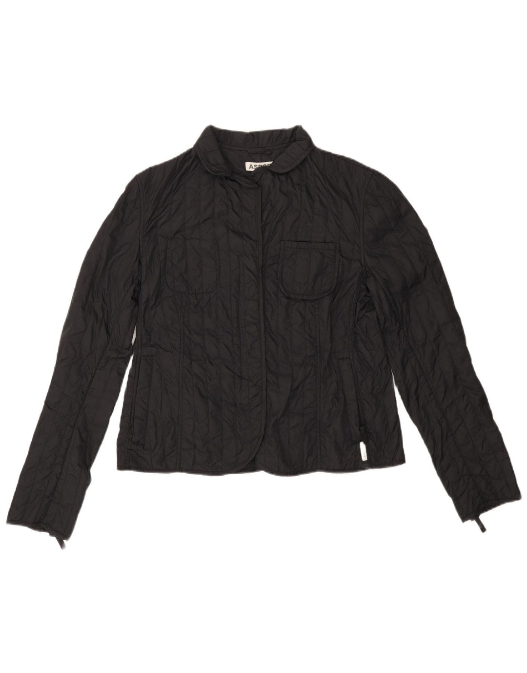 ASPESI Giacca imbottita da donna UK 18 XL Nera in poliammide