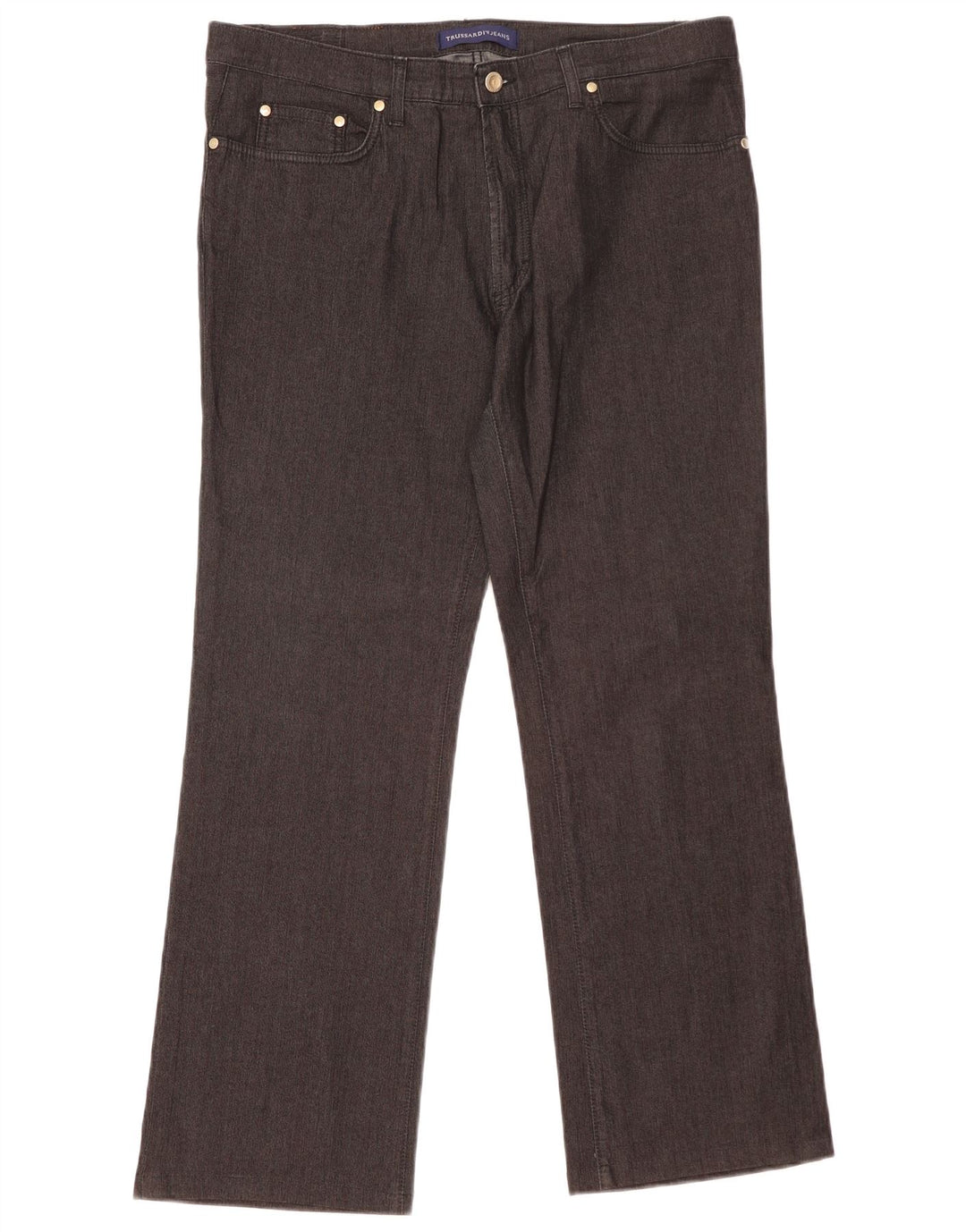 Jeans Trussardi Donna Bootcut W34 L29 Cotone Nero