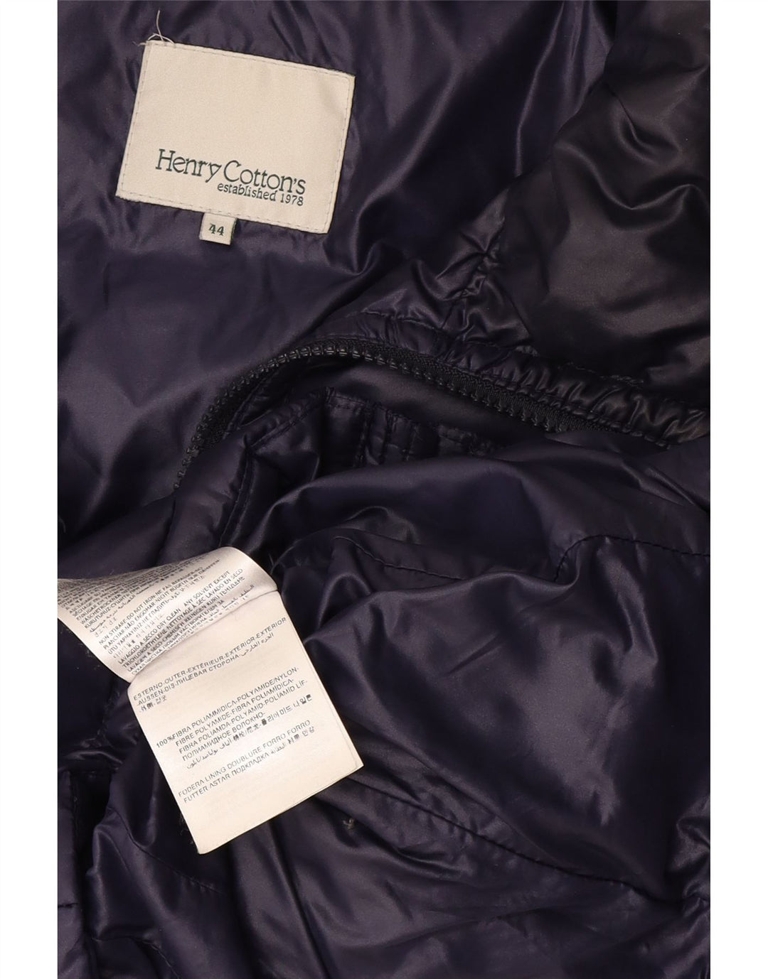 Giacca imbottita da donna Henry Cottons IT 44 medio blu navy in poliammide