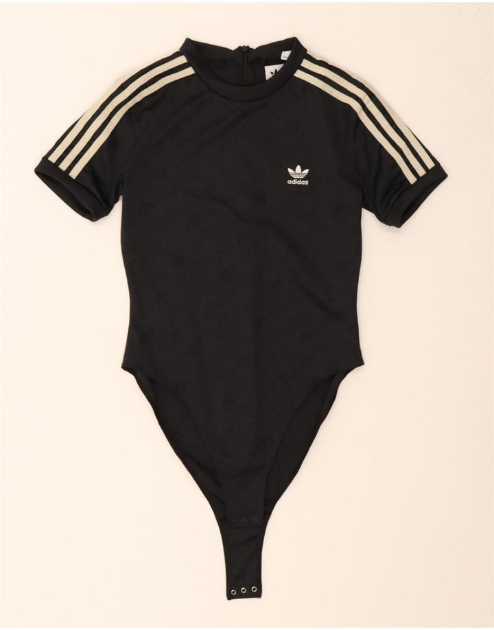 Body da donna Adidas UK 8 piccolo poliestere nero