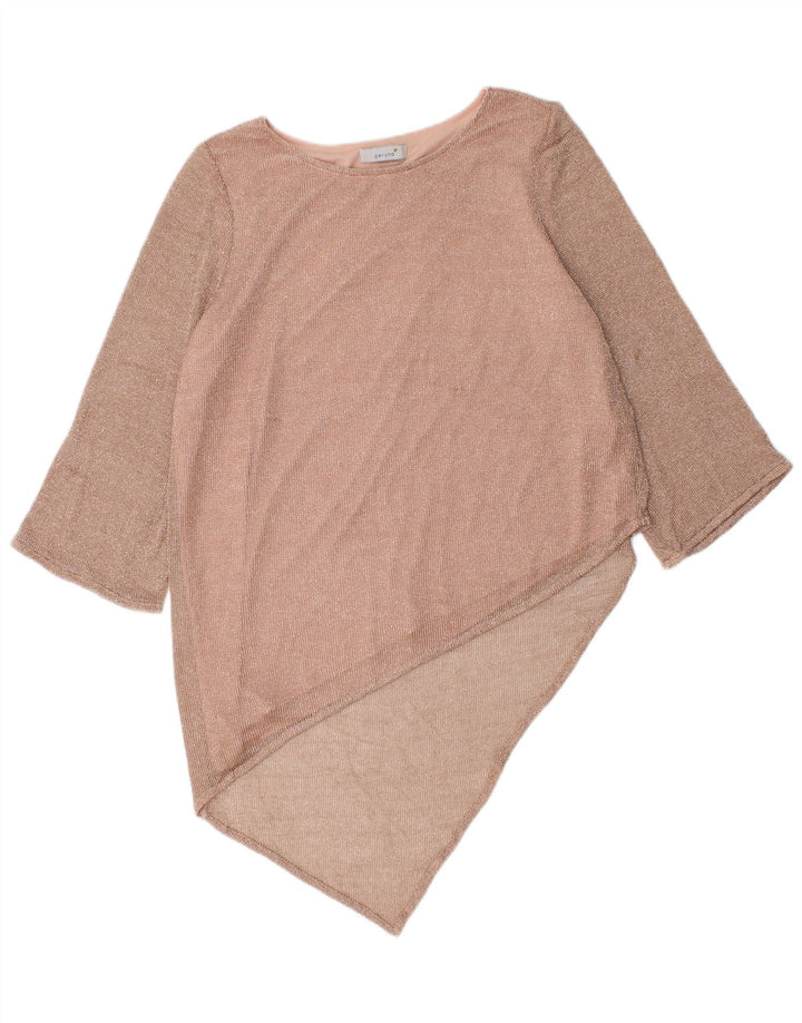 Abito asimmetrico Per Una da donna Marks & Spencer UK 14 Rosa medio chiazzato