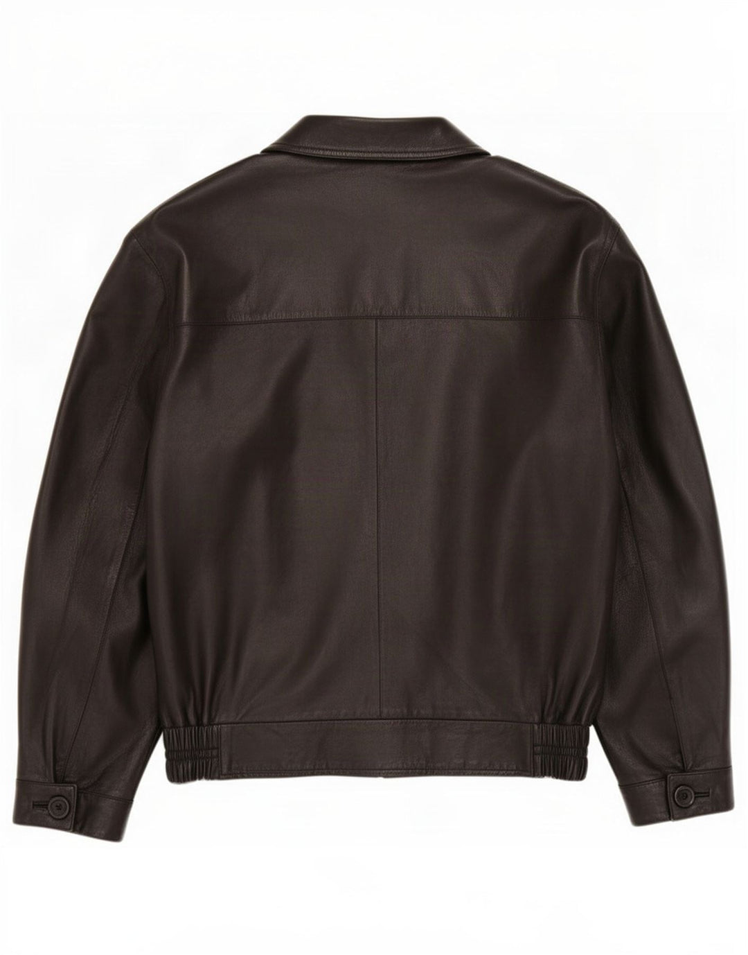 Giacca in pelle vintage da uomo IT 52 XL Nera
