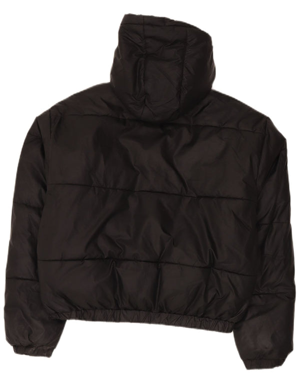 Giacca imbottita oversize con cappuccio da donna Ellesse UK 12 poliestere nero medio