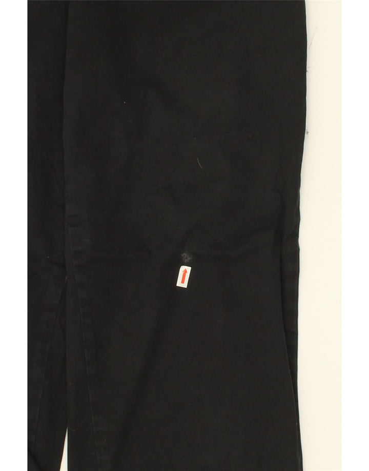 IZOD Womens Straight Capri Trousers US 8 Medium W28 L22 Black Cotton Vintage Izod and Second-Hand Izod from Messina Hembry 