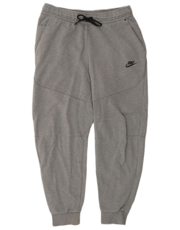Pantaloni da tuta da uomo Nike Joggers in cotone color block grigio medio
