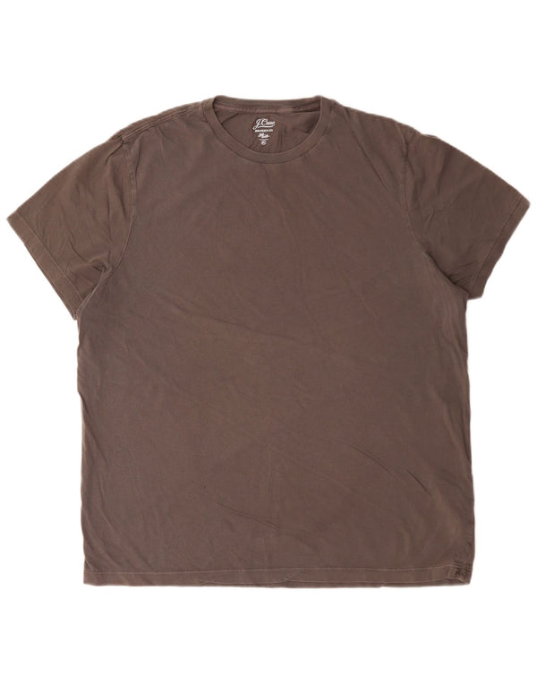 T-shirt da uomo J. Crew Top XL in cotone marrone