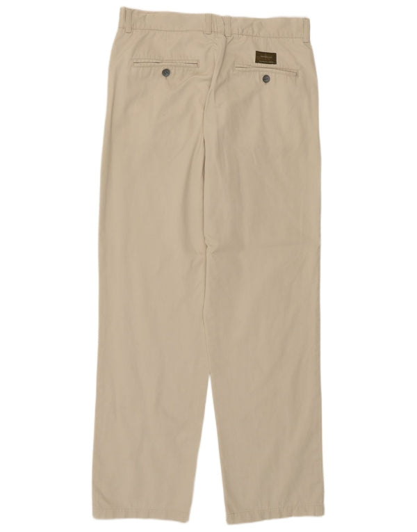 CALVIN KLEIN Pantaloni casual dritti da uomo W32 L30 Cotone Beige