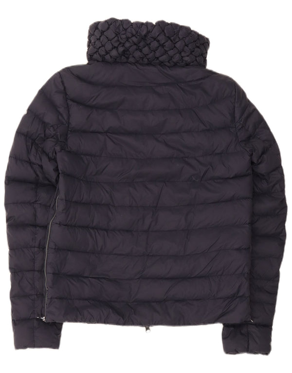 Giacca Imbottita Donna Armani Jeans IT 42 Blu Navy Medio