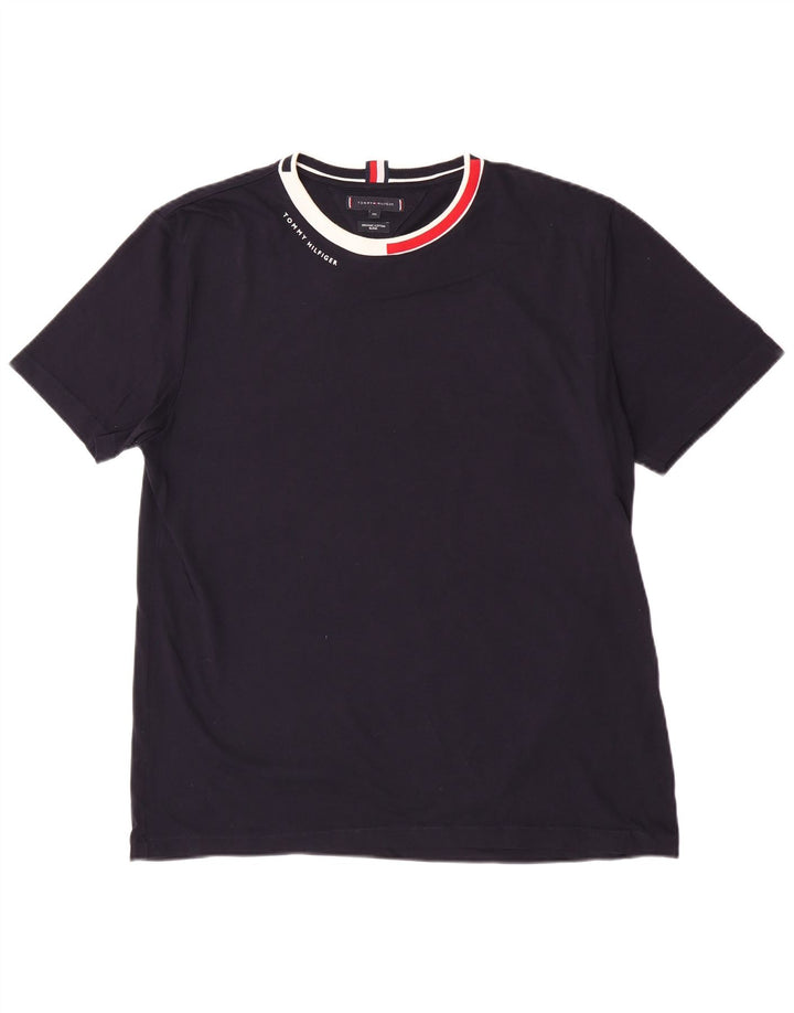 Maglietta da uomo Tommy Hilfiger Top 2XL Blu navy