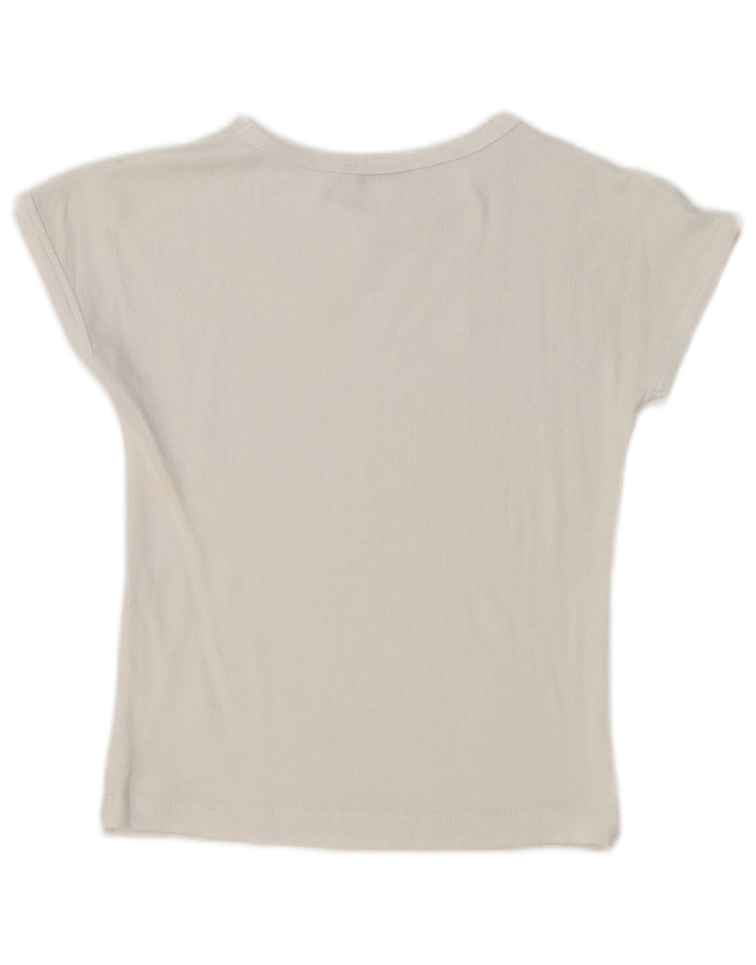 T-shirt Zara da donna Top UK 10 piccola bianca