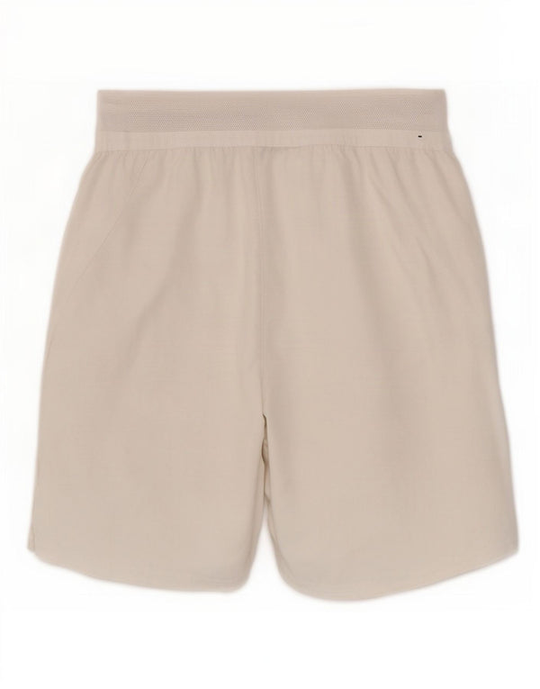 Pantaloncini sportivi standard Nike da donna Dri Fit UK 6 XS poliestere bianco