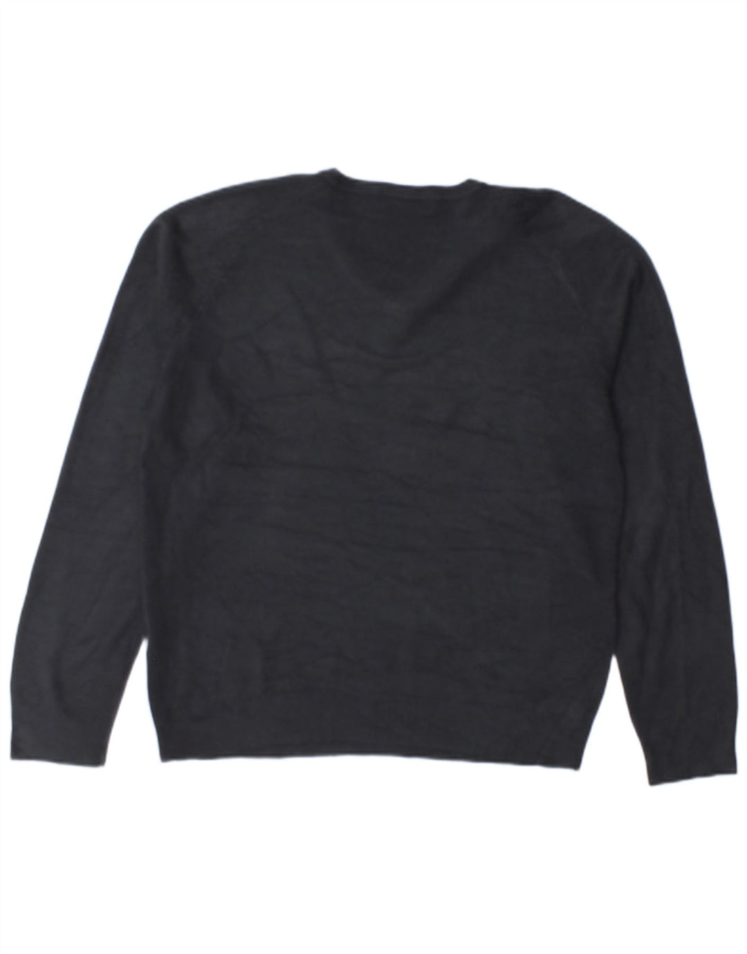 Maglione Marks & Spencer da uomo con scollo a V blu Harbour piccolo blu navy