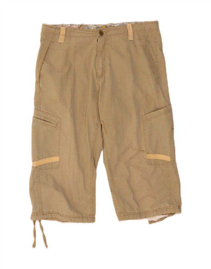 Pantaloni cargo capri da uomo O'NEILL W34 L19 cotone beige
