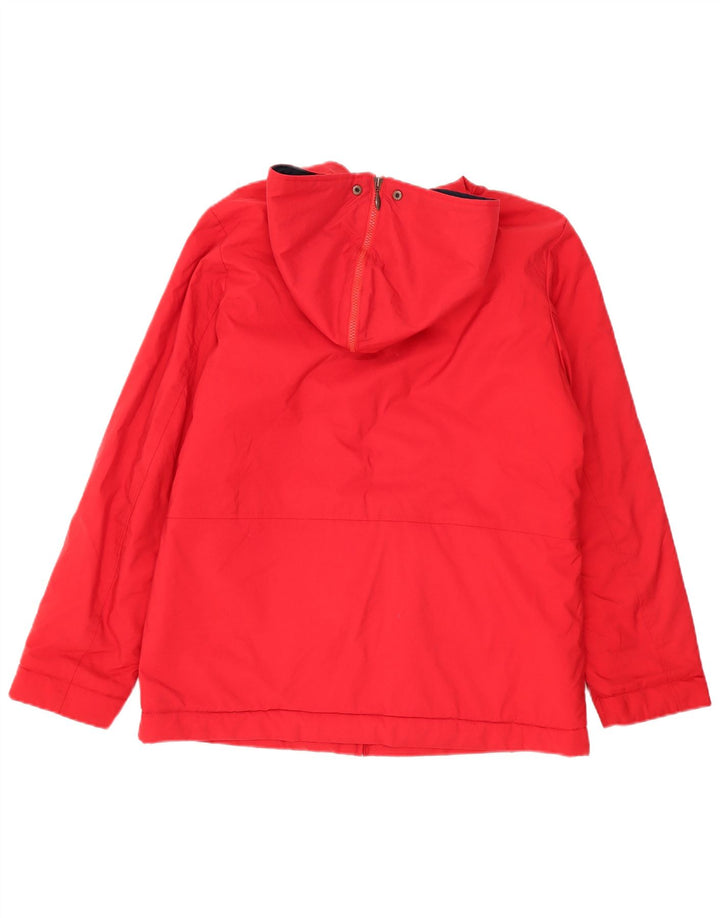 Giacca a vento oversize con cappuccio Nike da donna UK 14/16 grande rossa