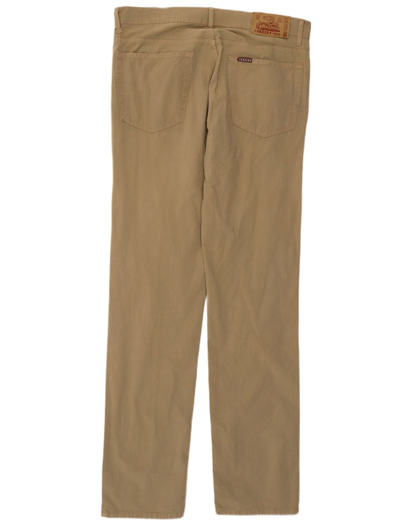 Carrera Pantaloni casual dritti da uomo IT 52 XL W36 L34 Cotone kaki