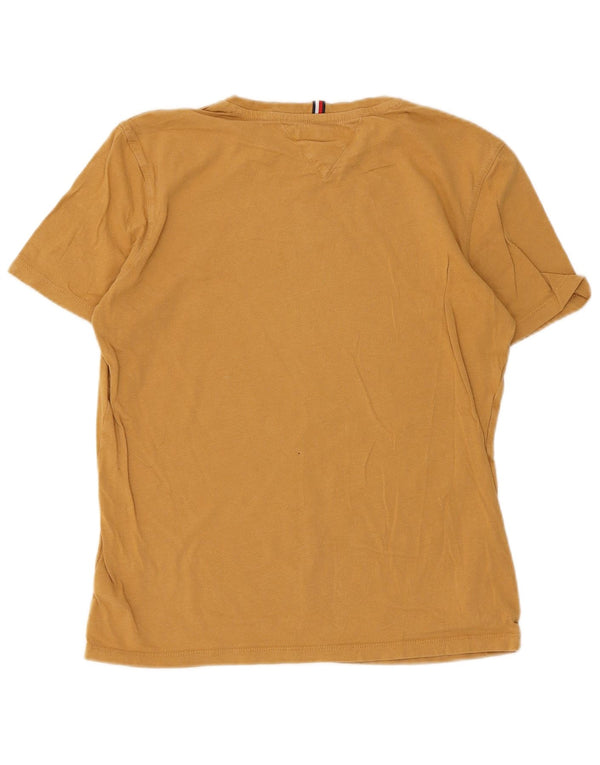 T-shirt grafica per ragazzi Tommy Hilfiger Top 15-16 anni in cotone giallo