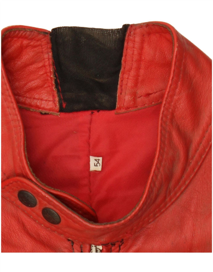 Giacca da motociclista da uomo DAINESE IT 54 2XL Pelle colorblock multicolore