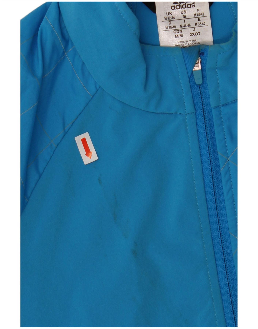 Giacca da ciclismo da donna Adidas Top Jacket UK 12/14 Poliestere blu medio