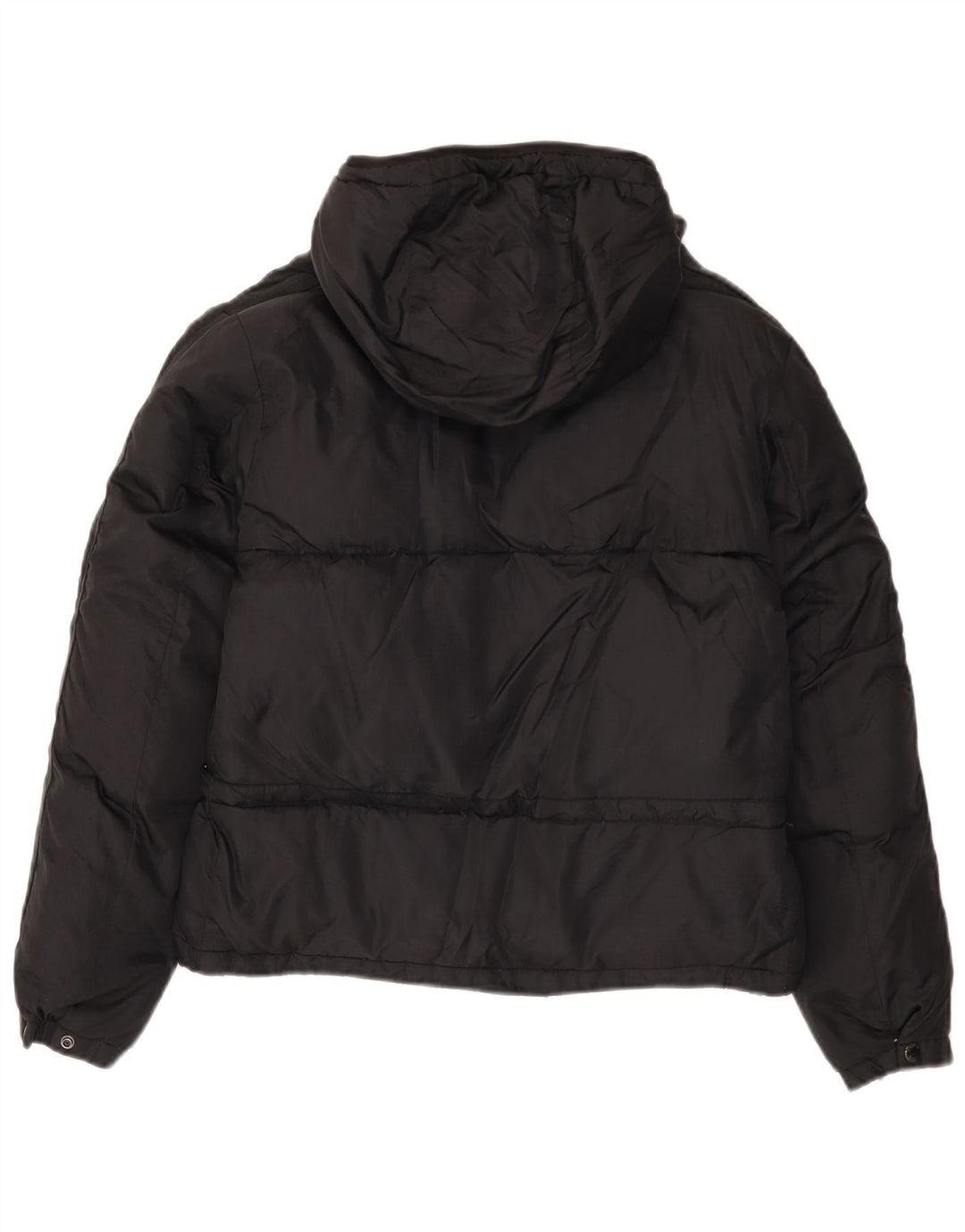 Giacca imbottita oversize con cappuccio da donna Replay UK 10 Small Nera in poliammide