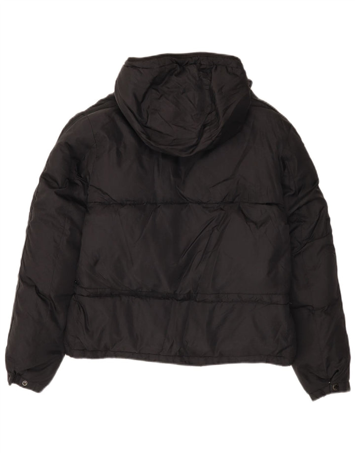Giacca imbottita oversize con cappuccio da donna Replay UK 10 Small Nera in poliammide