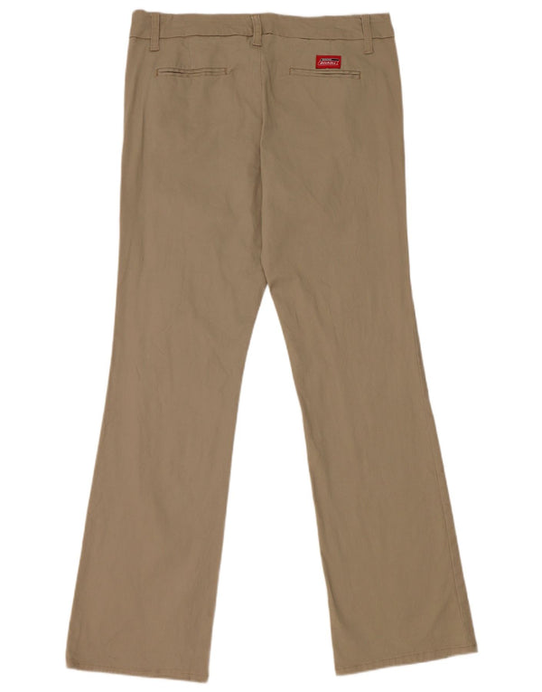 Dickies Pantaloni casual bootcut da donna US 13 Large W32 L31 Cotone beige