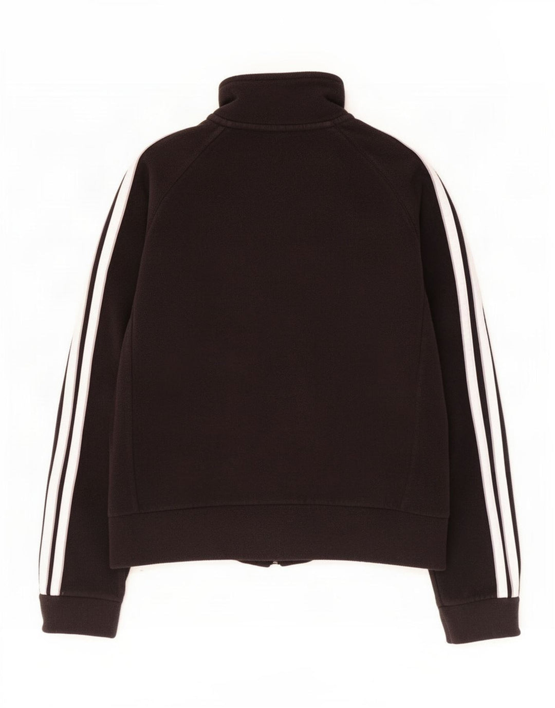 Giacca da ginnastica in pile da donna Adidas UK 12 Medium Nero Poliestere