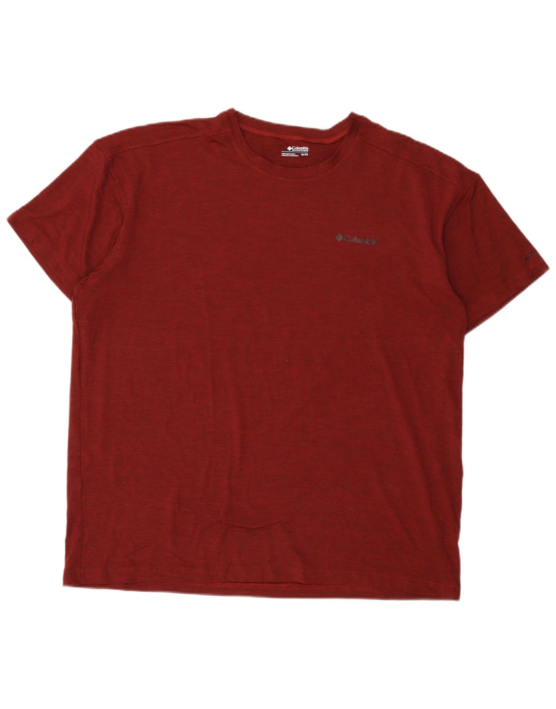 T-shirt da uomo Columbia XL XL poliestere bordeaux