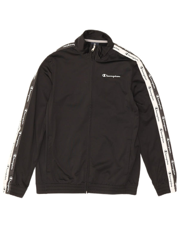 Giacca da tuta grafica Champion da ragazzo 13-14 anni XL Colorblock nero