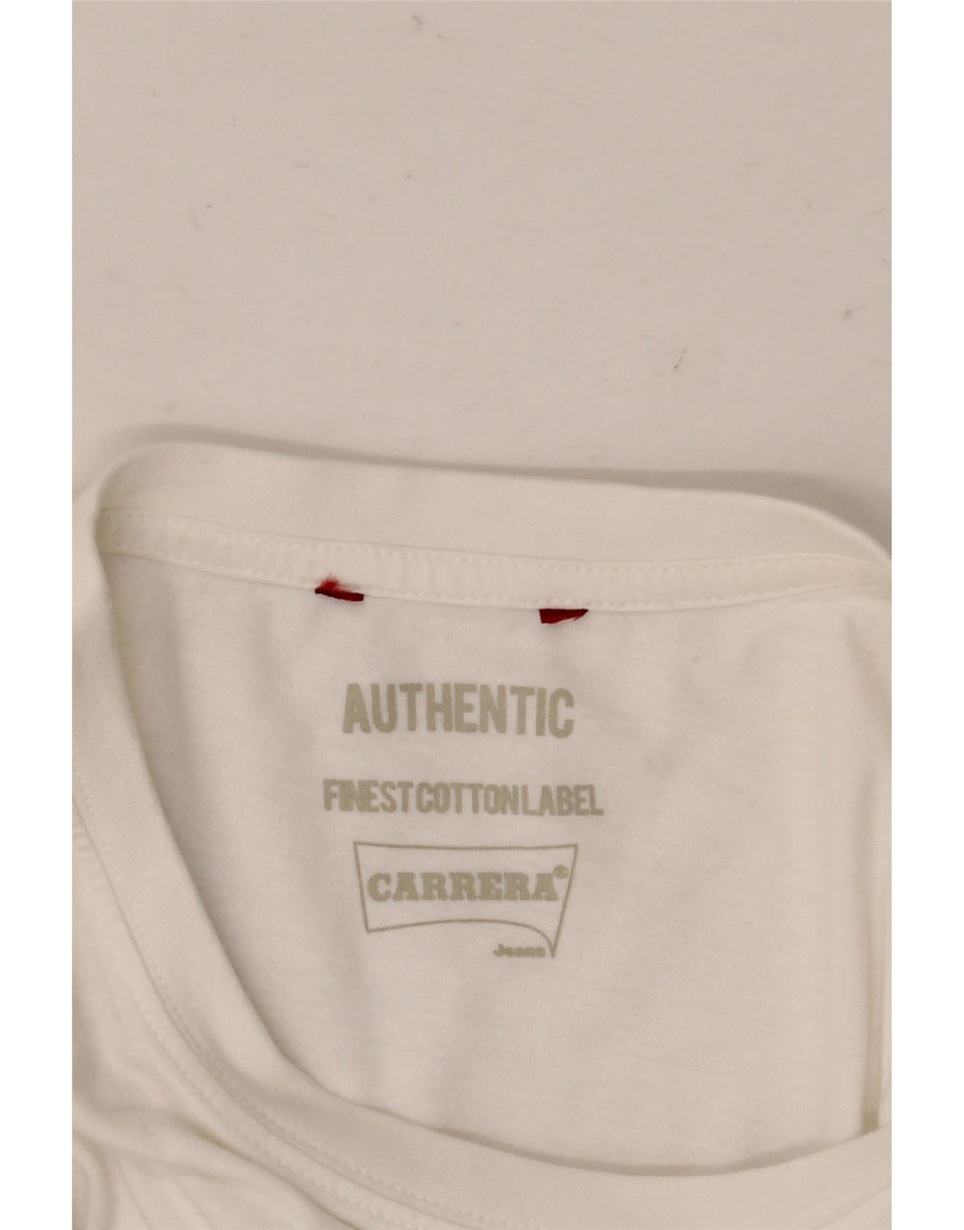 CARRERA T-shirt grafica da uomo grande bianca