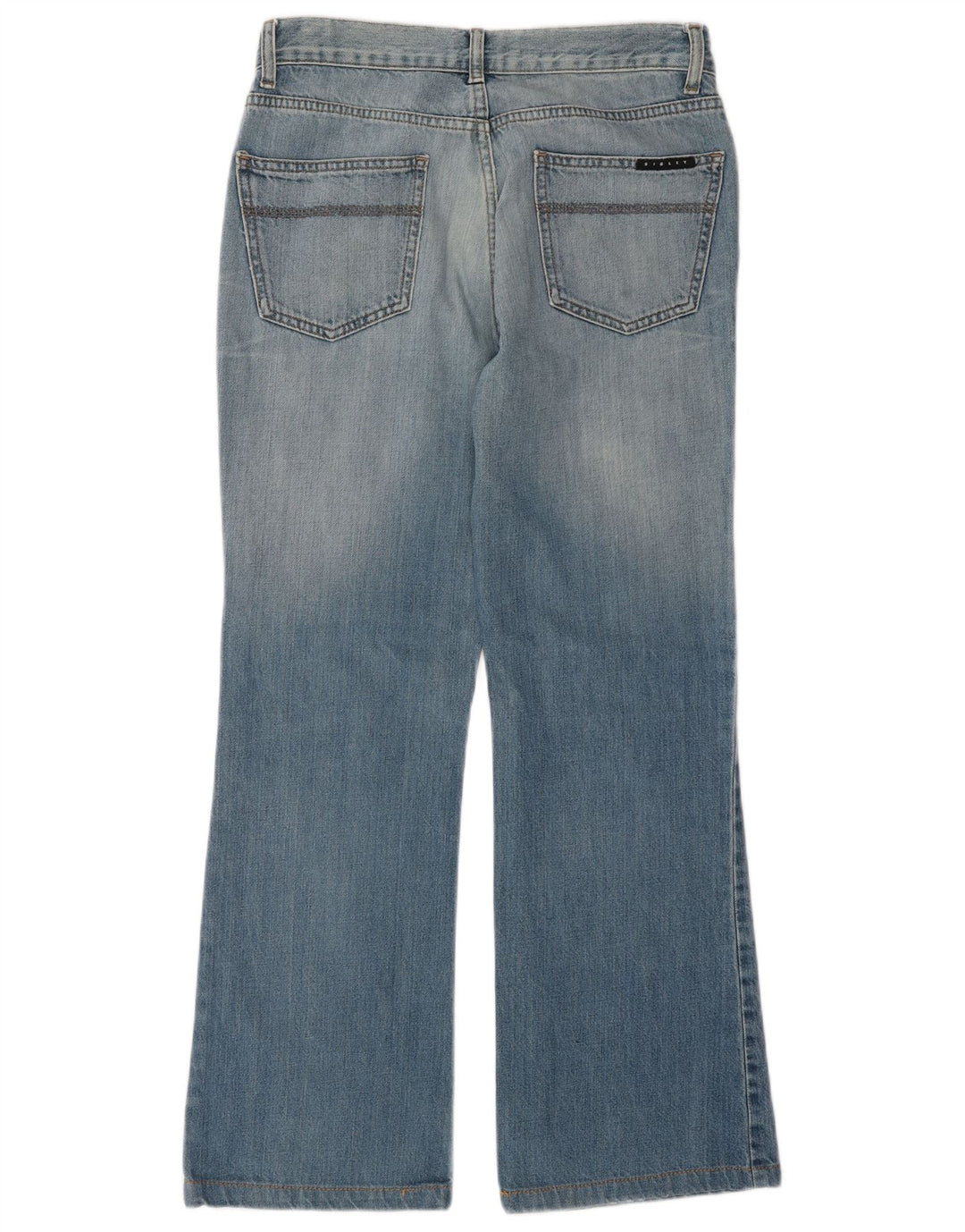 Jeans Bootcut da donna Sisley IT 42 Medio W30 L30 Blu Cotone