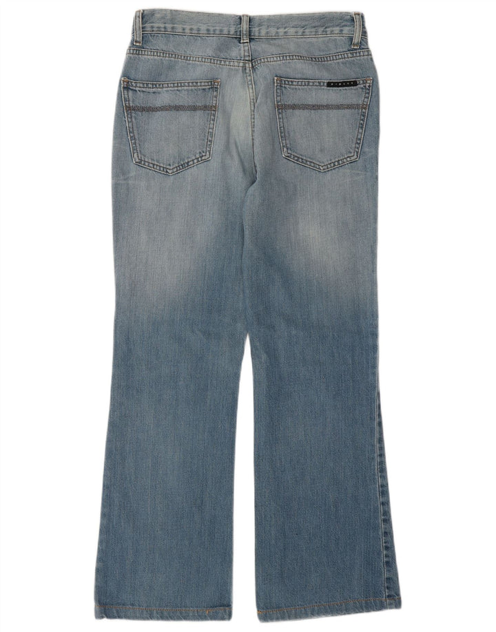 Jeans Bootcut da donna Sisley IT 42 Medio W30 L30 Blu Cotone
