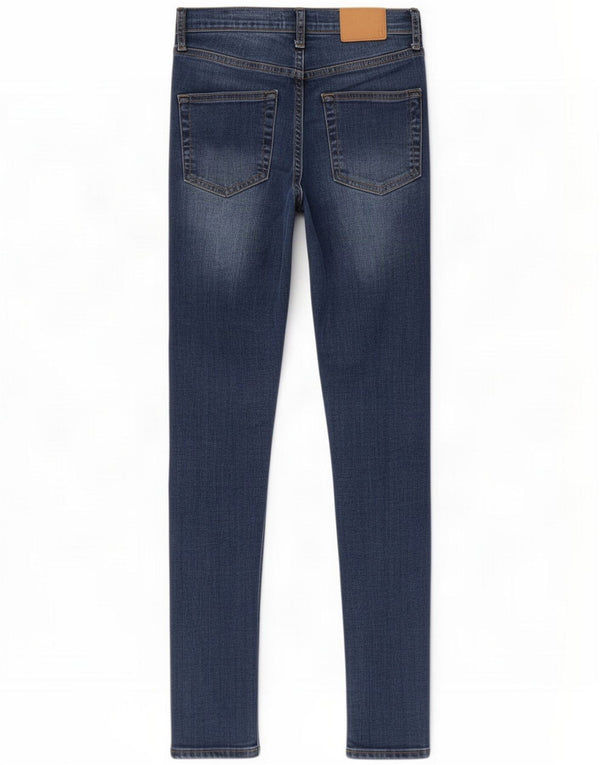 Jeans skinny da donna French Connection UK 10 piccoli W30 L28 Blu cotone
