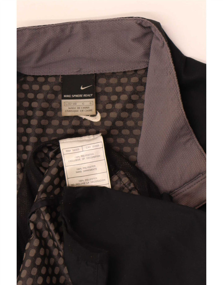 Giacca da tuta da donna Nike US 12/14 Large Nero Colourblock Poliestere