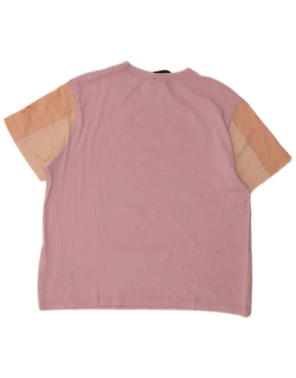 T-shirt grafica Nike da donna, vestibilità ampia, UK 10, piccola, colore rosa