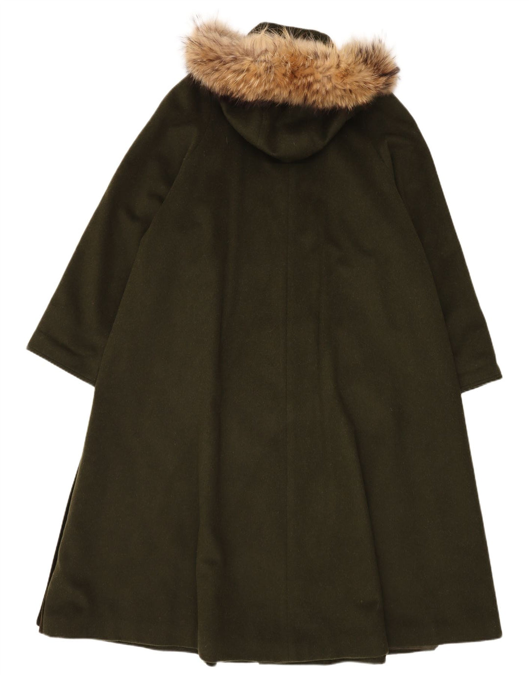Cappotto oversize con cappuccio da donna Moessmer UK 10 piccolo kaki