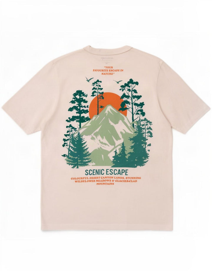 T-shirt grafica da uomo Jack & Jones Top in cotone bianco medio