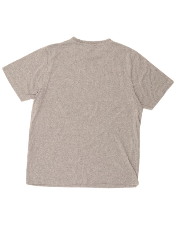 T-shirt grafica da uomo Ellesse Top XL in cotone grigio