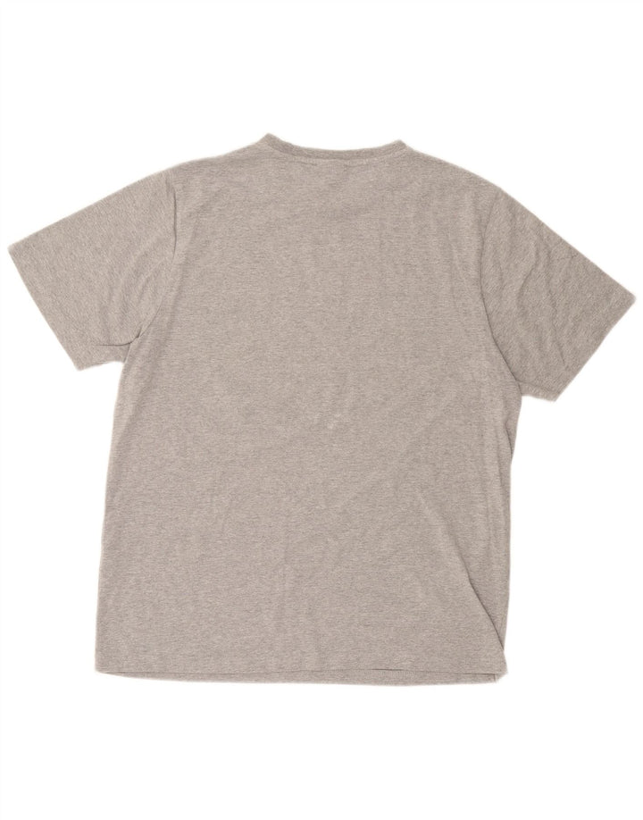T-shirt grafica da uomo Ellesse Top XL in cotone grigio