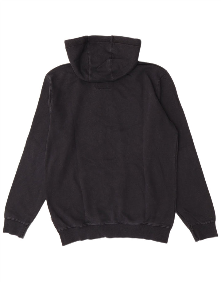 Felpa con cappuccio grafica da uomo Vans media nera