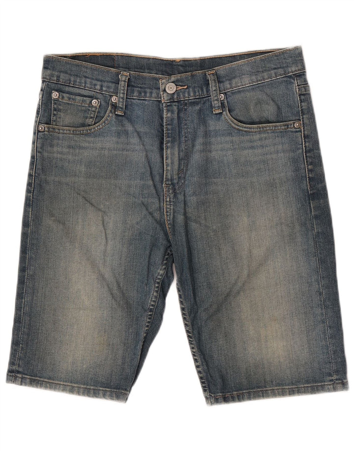 Pantaloncini di jeans Levi's 508 da uomo W30 in cotone blu medio