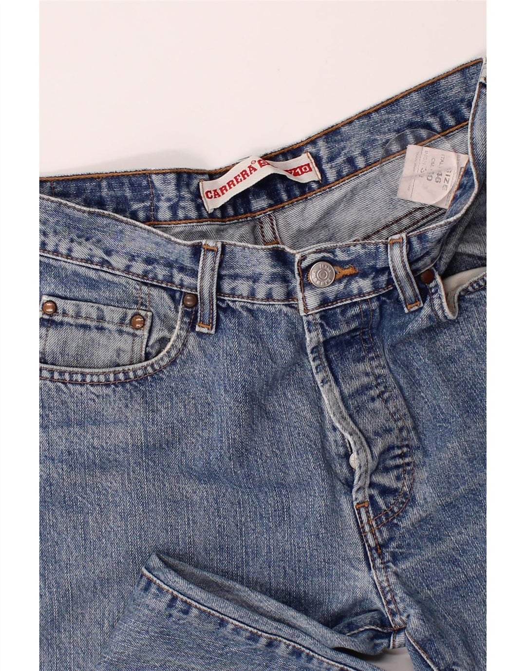 CARRERA Mens Straight Jeans W32 L34 Blue Cotton Vintage Carrera and Second-Hand Carrera from Messina Hembry 