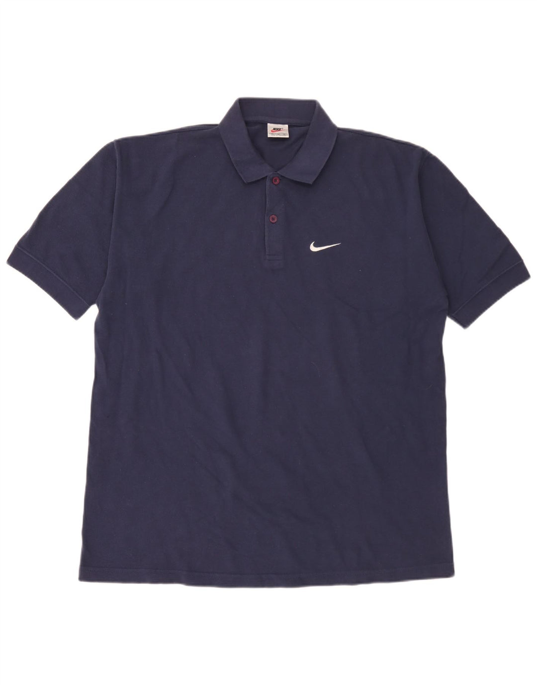 Polo Nike da uomo XL in cotone blu navy