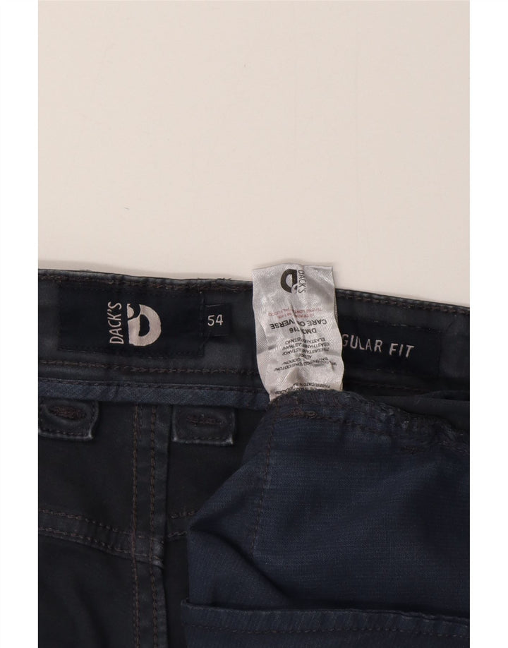 Pantaloni casual vestibilità regolare da uomo di Dack IT 54 2XL W38 L31 Cotone grigio